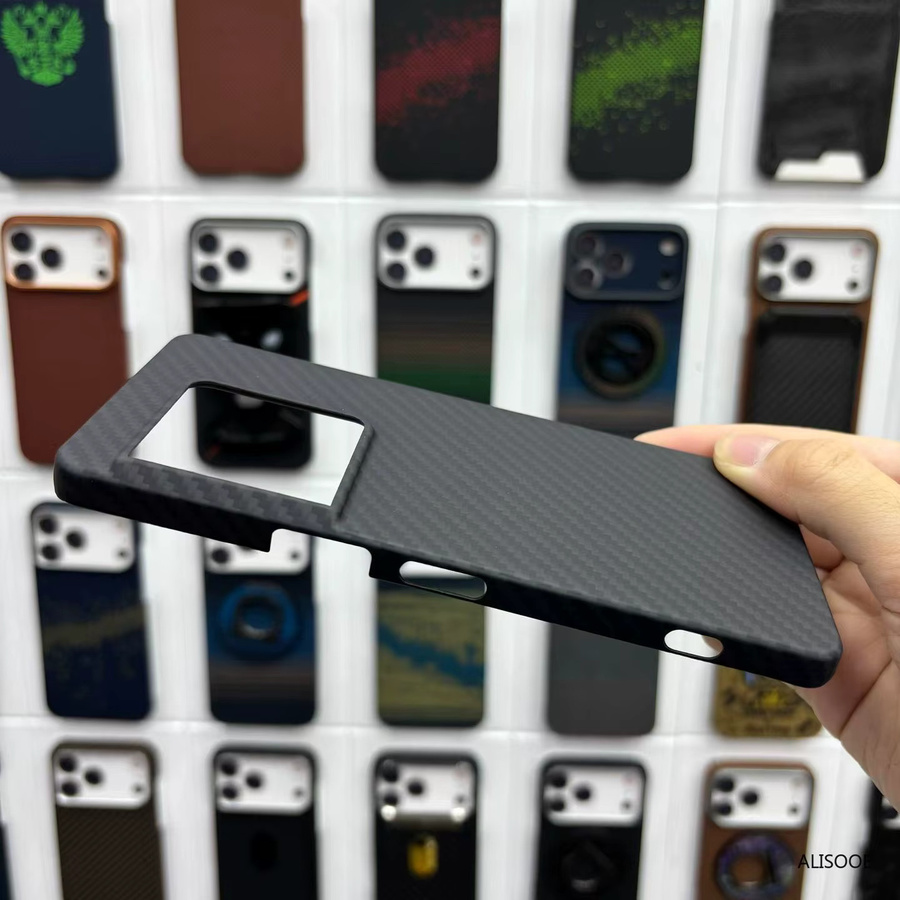 Capa Carbonfaser-Hülle für Sony Xperia 1 VIII, ultradünne Aramidfaser Hartschale in Schwarz - Bild 6