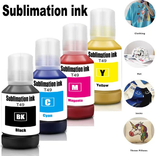 Epson Sublimationstinte T49 Serie für F170 F570 F571 T3100x T3170 F100 F150 F500 F550 F560 F561 F160 F530 - Bild 1