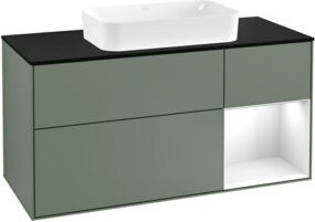 V&B Waschtischunterschrank Finion mit Wandbeleuchtung, Breite: 120 cm, Tiefe: 50,1 cm, Höhe: 50,1 cm, lackiert - Bild 1