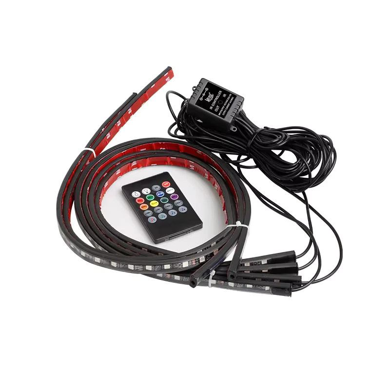 Ksdligh RGB Neon Flex LED Lichtleiste für Auto mit App- und Fernbedienung Steuerung zur Unterbodenbeleuchtung in Multicolour - Bild 5