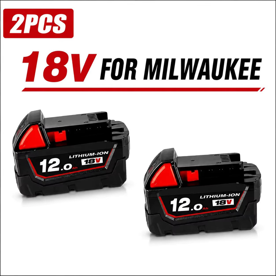 Ddadache Ersatz-Lithium-Ionen-Akku 18V 12000mAh kompatibel mit Milwaukee M18 Akku-Werkzeugen Modell 48-11-1890 und 48-11-1850 - Bild 8