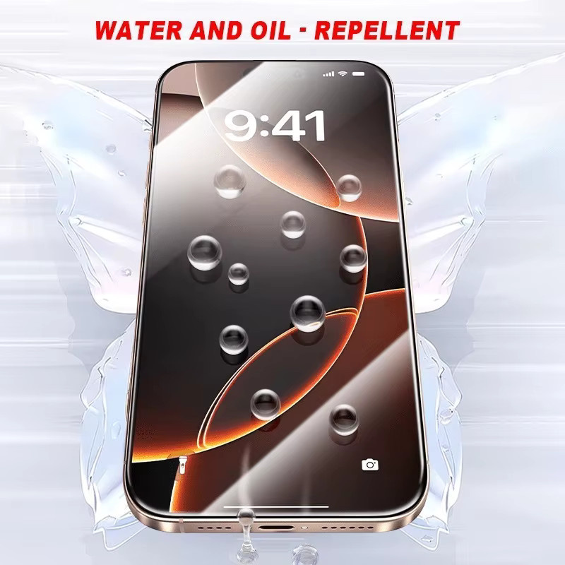 Basix HD-Displayschutz aus gehärtetem Glas für iPhone 13 Pro Max, 13 Pro und 13, transparent, bruchsicher und kratzfest - Bild 4