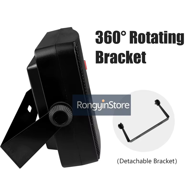 RONGYIN Diamant TS-750 Externer Lautsprecher mit 3,5 mm Klinkenanschluss in Schwarz für Walkie-Talkies und Funkgeräte - Bild 2