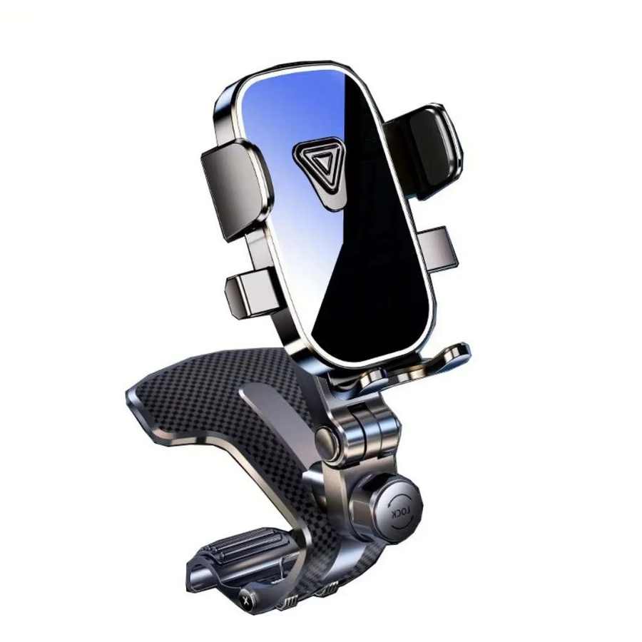 Multifunktionale Handy-Autohalterung für Mittelkonsole und Instrumententafel in Schwarz mit Anti-Shake-Funktion - Bild 7