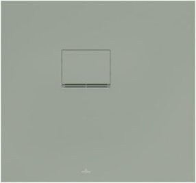 Villeroy & Boch Duschwanne Squaro Infinity aus Mineralguss, Eck-Einbau links, Grau, B/T/H: 80 x 75 x 4 cm - Bild 1