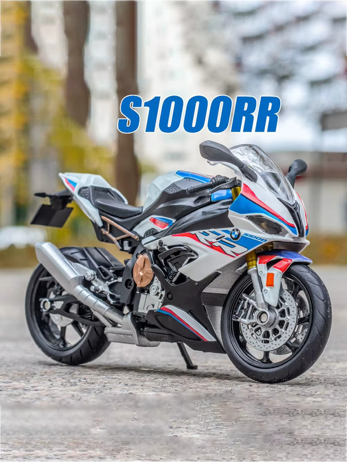 MAKEDA S1000RR CBR1000RR Automodell Spielzeug, 1:12, Metall, Gummi, Rot - Bild 5