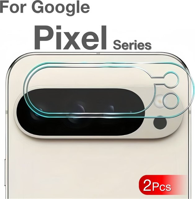Kameralinsen-Schutzfolie aus gehärtetem Glas für Google Pixel 10 9 Pro XL 8 7 6 A Fold transparent 9H HD kratzfest - Bild 1