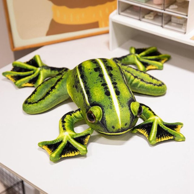 Frosch-Plüschtier, grün, ab 14 Jahre - Bild 1