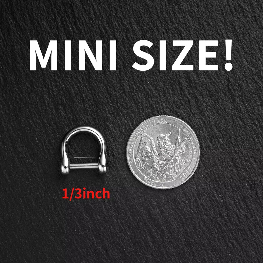 FEGVE Schlüsselanhänger Titan, 9 mm, Unisex - Bild 3