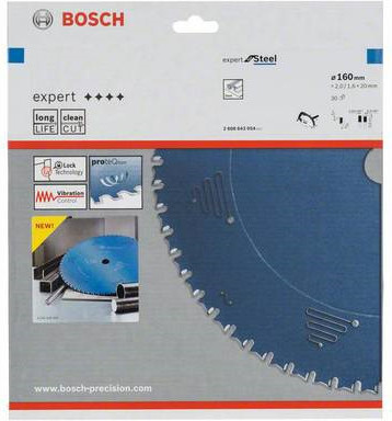 Bosch Kreissägeblatt Expert for Steel Ø 160 mm, B/T/H: 160 x 20 x 2,0 mm, 30 Zähne - Bild 2
