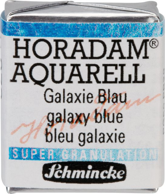 Schmincke HORADAM Aquarellfarbe Galaxie Blau im 1/2 Näpfchen - Bild 1