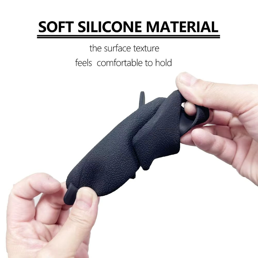 KLASSNUM Silikon Schutzhülle für Meta Quest 3 Touch Controller in Schwarz - Bild 3