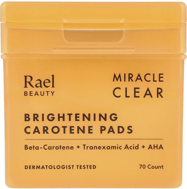 Rael Miracle Clear Aufhellende Karotten-Pads, 70 Stück, AHA - Bild 1