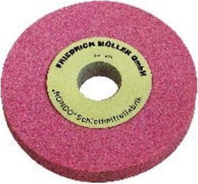 Müller Schleifscheibe Edelkorund Pink K60 Durchmesser: 150 mm, Breite: 20 mm, Bohrung: 32 mm - Bild 1