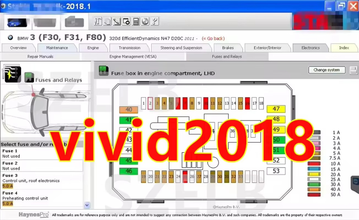 Haynes Pro Vivid2018 Auto-Reparatur-Software für Windows 10 mit mehrsprachigen Werkstatt-Daten für Europa - Bild 2