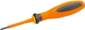 Klein Tools VDE Kreuzschlitz Schraubendreher PH0 mit 60mm Spitze in Schwarz-Orange - Bild 1