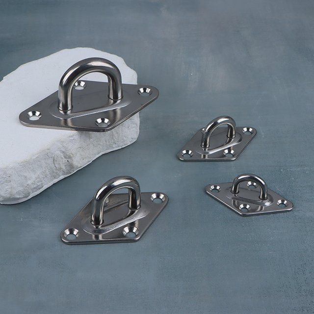 Gmarty Hochbelastbare Ankeröse aus 304 Edelstahl in Silber für Decken- und Wandmontage, M5 M6 M8 M10 - Bild 1