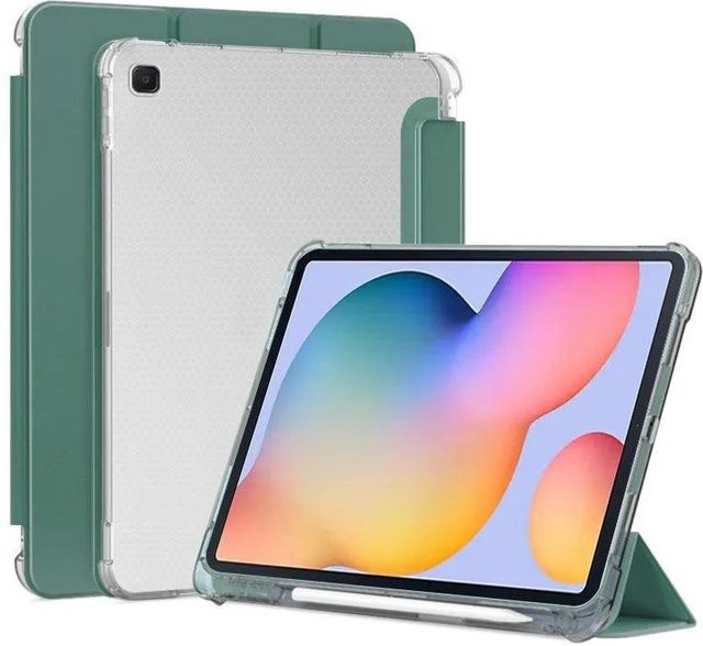 Magnetische Klapphülle für Samsung Galaxy Tab S6 Lite 10.4 mit Stifthalter in Grün - Bild 1