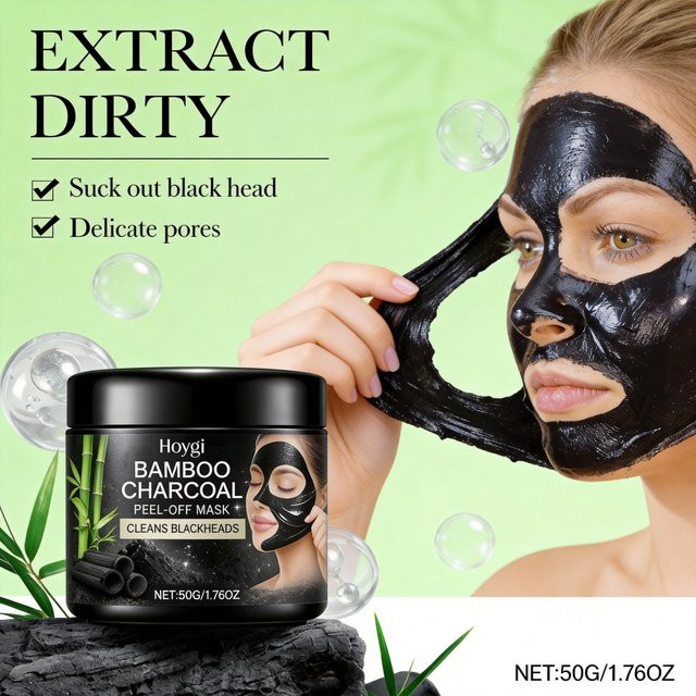 jaysuing Aktivkohle Peel-Off-Maskencreme, für normale Haut - Bild 1