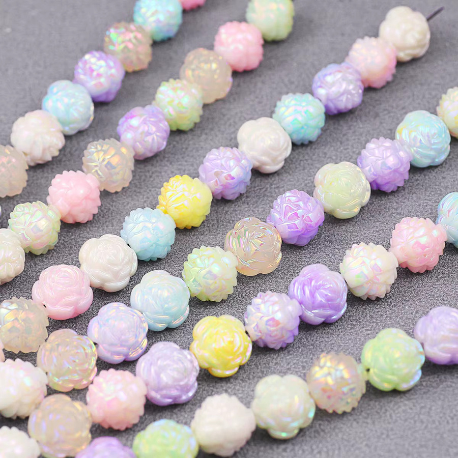 JHNBY Rosenperlen Acryl, 16 mm, verschiedene Farben - Bild 3