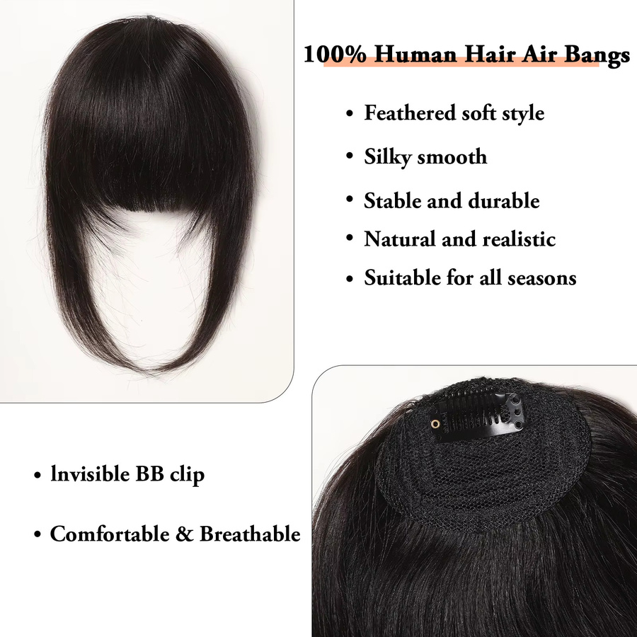 HAIRCUBE Clip-in-Pony, 100 % Echthaar, schwarzbraun, Damen - Bild 3