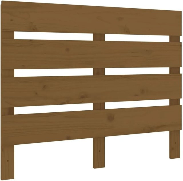 vidaXL Kopfteil aus Massivholz Kiefer in Honigbraun mit Lattendesign, B/T/H: 100 x 3 x 80 cm - Bild 1