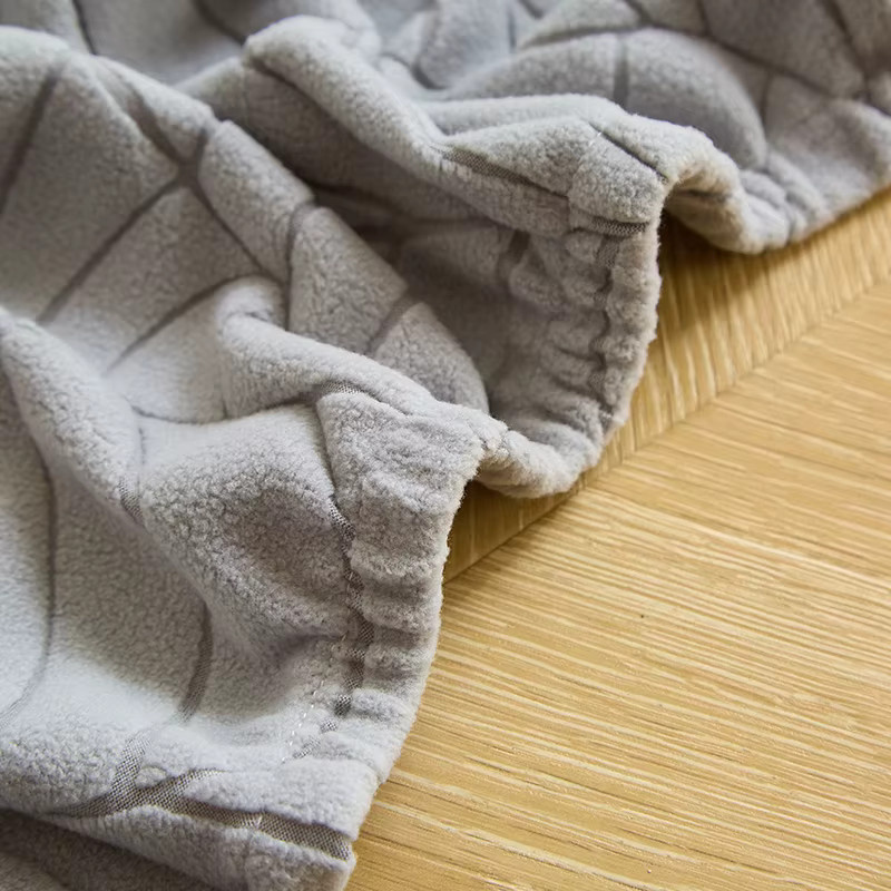 WANERQU Blätter Jacquard Entenschnabel Stuhlhussen, kurze Stretch-Schonbezüge für Esszimmerstühle, Bar und Hotel - Bild 2