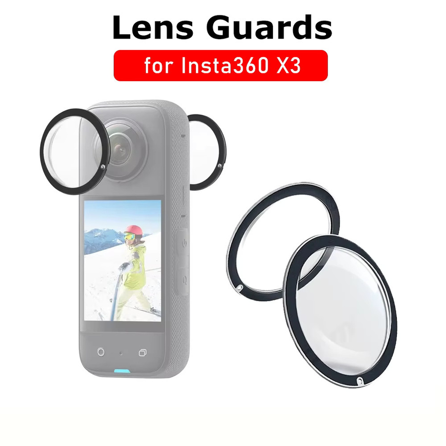 Insta360 X3 Zubehör-Set in Schwarz mit Objektivschutz, Silikonhülle, Tragetasche und Schutzrahmen - Bild 2