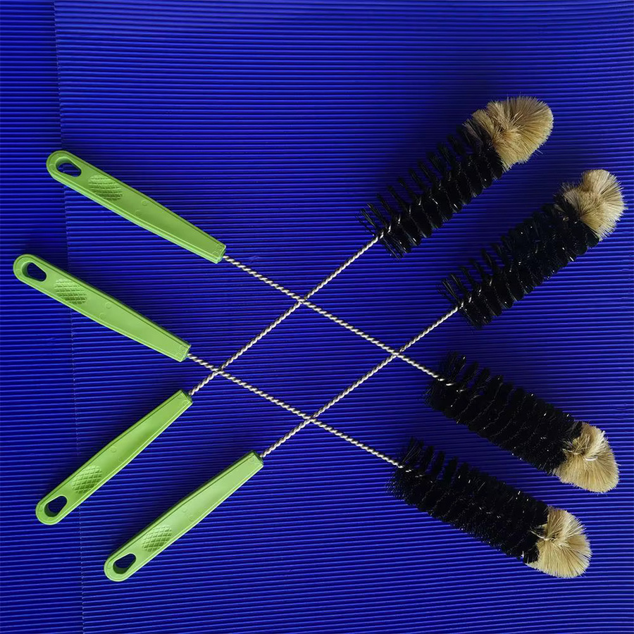 Flexible Wasserflaschenbürste in Grün mit 40 cm Länge zur Reinigung von Flaschen mit schmalem Hals, Weindekantern und Kombucha-Rohren - Bild 2
