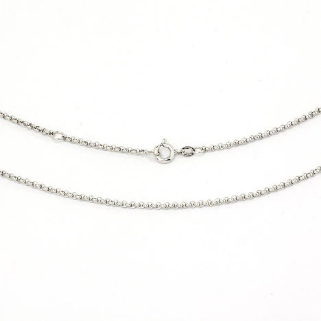 SIGO Halskette 925 Silber, rhodiniert, 2,5 mm, 60 cm / 55 cm, Unisex - Bild 1