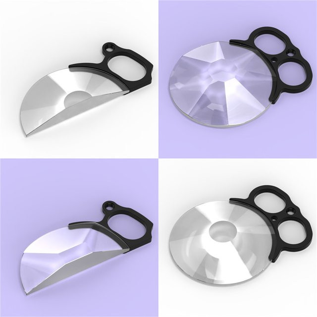KnightX Spezialeffekt-Objektivfilter Dunstiges Prisma für Kamera und Smartphone, 75 mm, Transparent - Bild 1