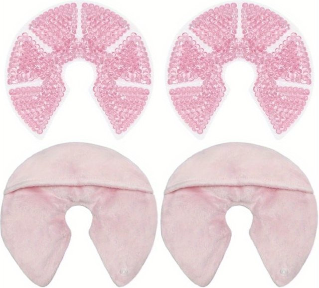Gel-Perlen-Brust-Eisbeutel, heiß/kalt zur Schmerzlinderung, PVC, Unisex - Bild 1
