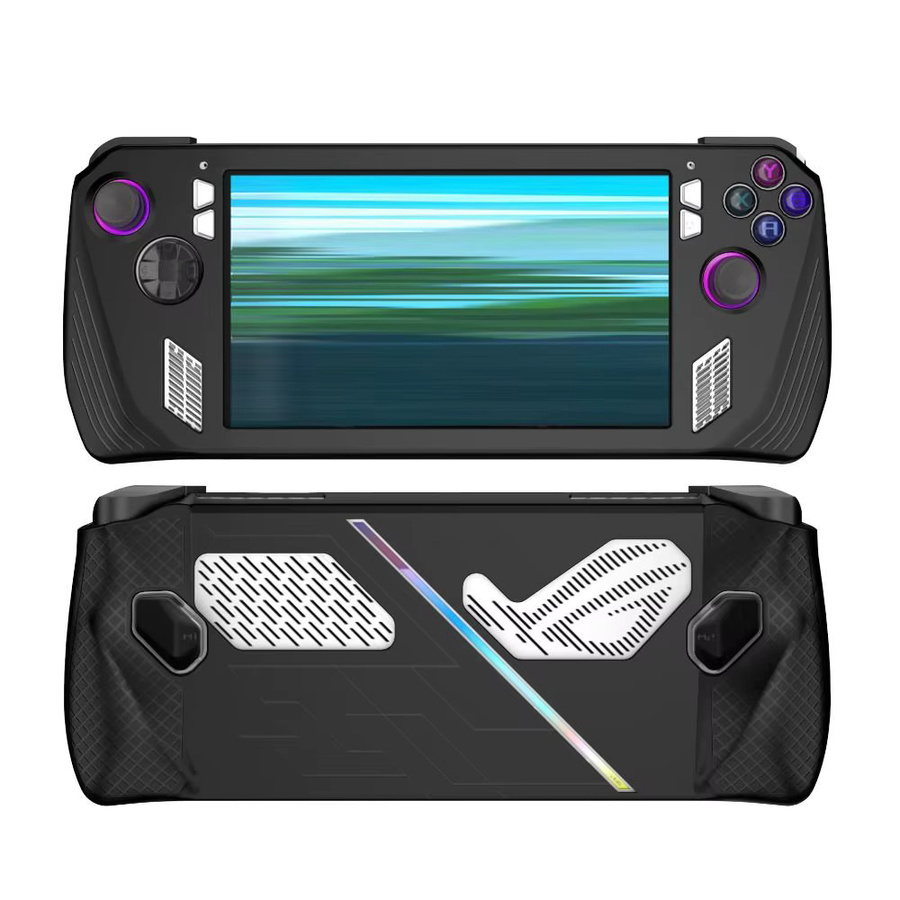 Stoßfeste Silikon-Schutzhülle für ASUS ROG Ally in Schwarz - Bild 2