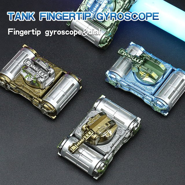 AHHLCLT Tank Form Fidget Spinner Antistress, Kunststoff, Hand Spinner - Bild 1