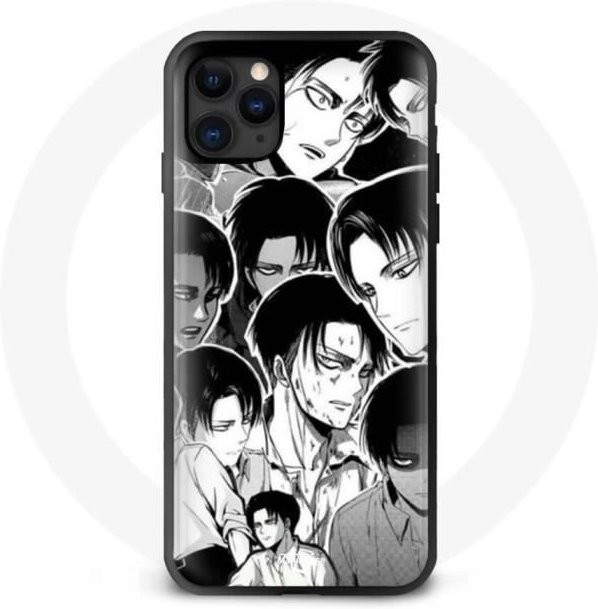 MANIACASE Handyhülle Attack on Titan für iPhone 11 Pro Max in Grau und Multicolour mit Stoßschutz - Bild 1