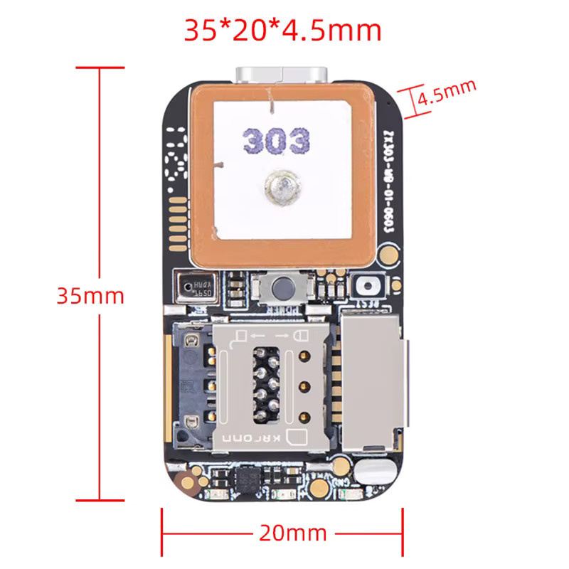 Mini GPS Tracker ZX303 mit GSM, AGPS, Wifi und LBS zur Standortbestimmung inklusive Voice Recorder und Web App - Bild 2