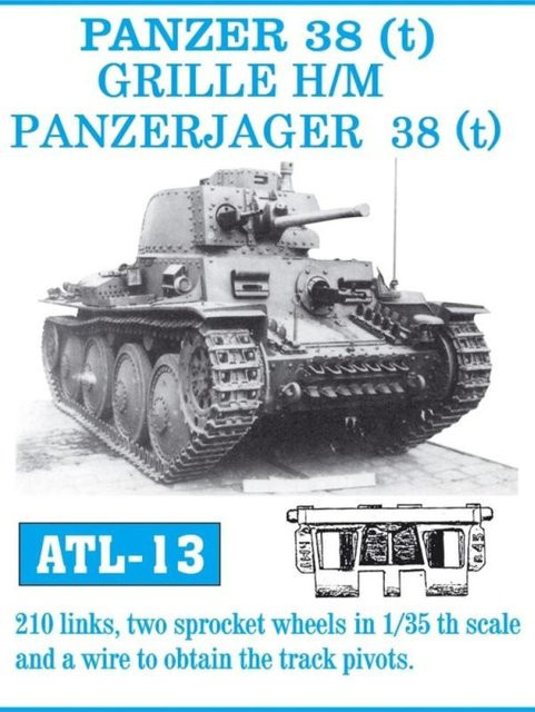 Friulmodel Pz 38 (t), Fahrzeug, 1:35, Grau - Bild 1