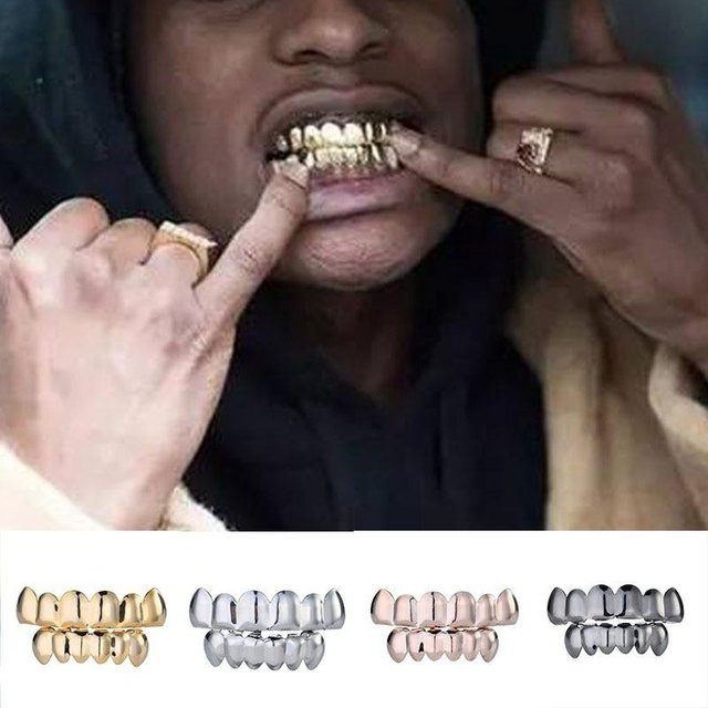 Grillz Silber, Messing, Damen - Bild 1