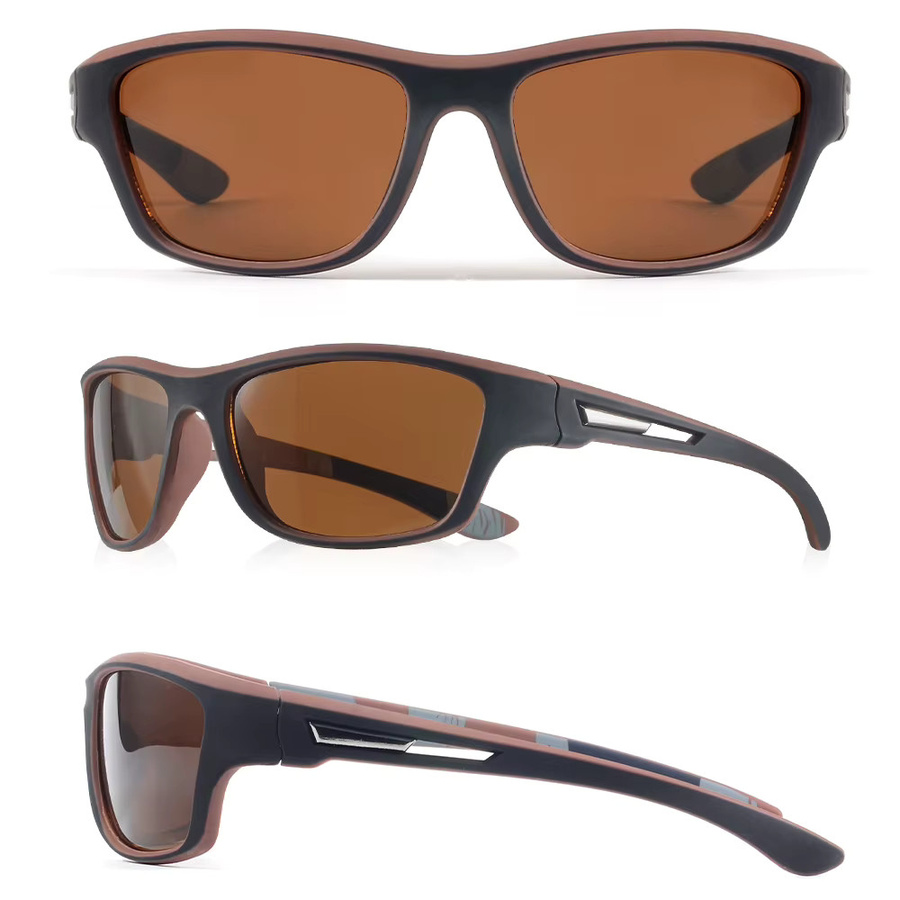 CRIXALIS Sonnenbrille Herren, Vollrand, braun, Kunststoff - Bild 4