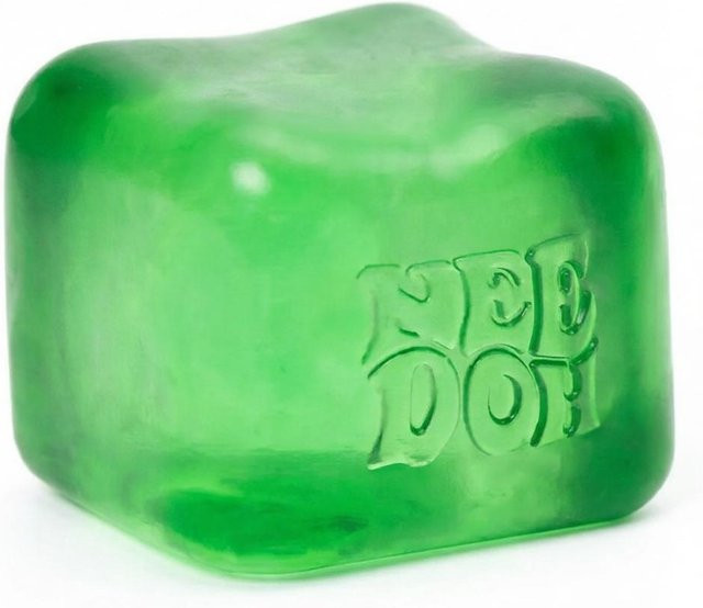 Schylling Needoh Nice Cube, Stressabbau Sensorisches Spielzeug, braun - Bild 1