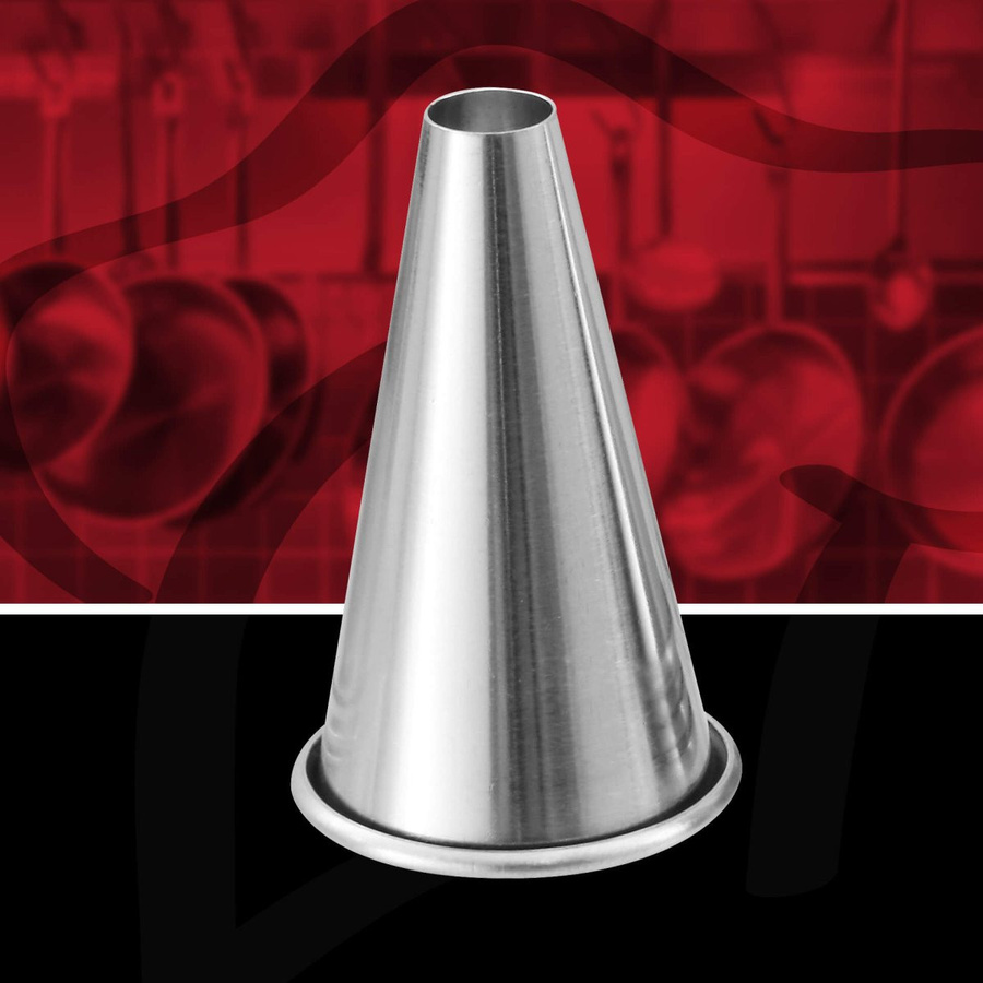 FMprofessional Lochtüllen-Satz aus Edelstahl, 5-teilig, Silber, rund und spülmaschinenfest - Bild 2