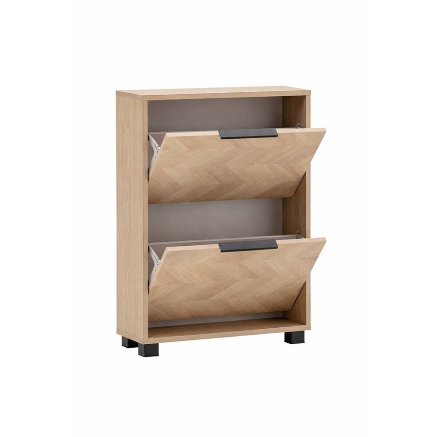 Schildmeyer Schuhkipper Piazza 2er Eiche Nachbildung B/H/T: 59,8 x 85,7 x 19,55 cm - Bild 3