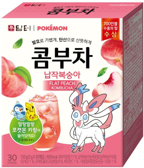 Damtuh Kombucha Pfirsich, Tee, Beutel, 30 x 5 g - Bild 1