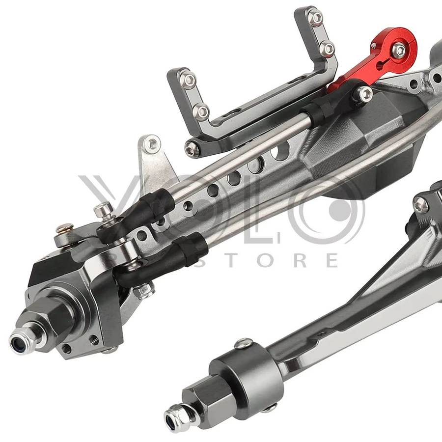 Axial SCX10 III CNC Aluminium Vorne Hinten Gerade Komplette Achse, 1/10 RC Crawler Upgrade Teile - Bild 3