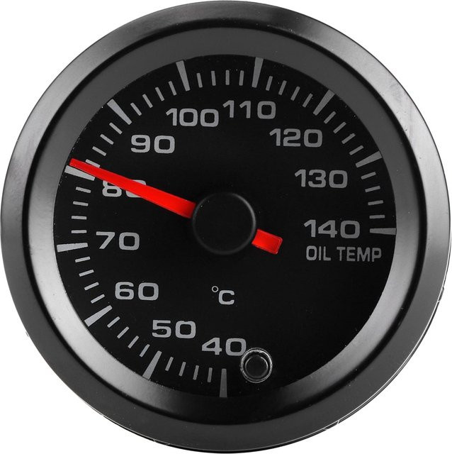 VehicleKit 2in1 12V Öltemperaturanzeige mit Sensor und 7-farbiger Hintergrundbeleuchtung für dein Auto in Grau - Bild 1