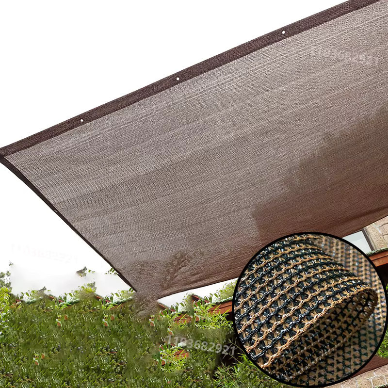 Mehrfarbiges Garten-Schattennetz aus HDPE mit UV-Schutz für den Außenbereich und die Terrasse in Blau und Weiß - Bild 4