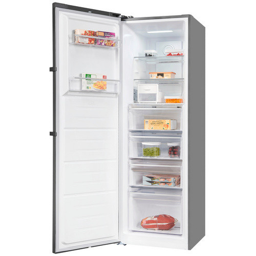 Exquisit Gefrierschrank No Frost in Silber, B/H/T: 60 x 185 x 66 cm, 274 l - Bild 1