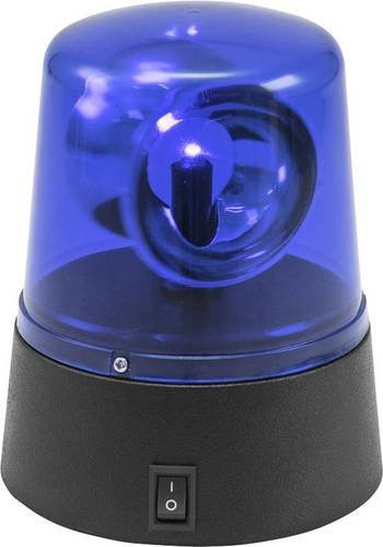 Eurolite LED Polizeilicht Blau mit Effekt und Rundumleuchte - Bild 1