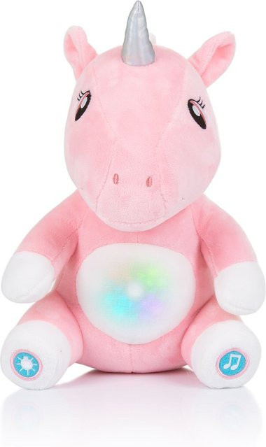 Chipolino Einhorn Plüschtier, Musik Spieluhr, mit Nachtlicht, pink, ab 0 Jahre - Bild 1