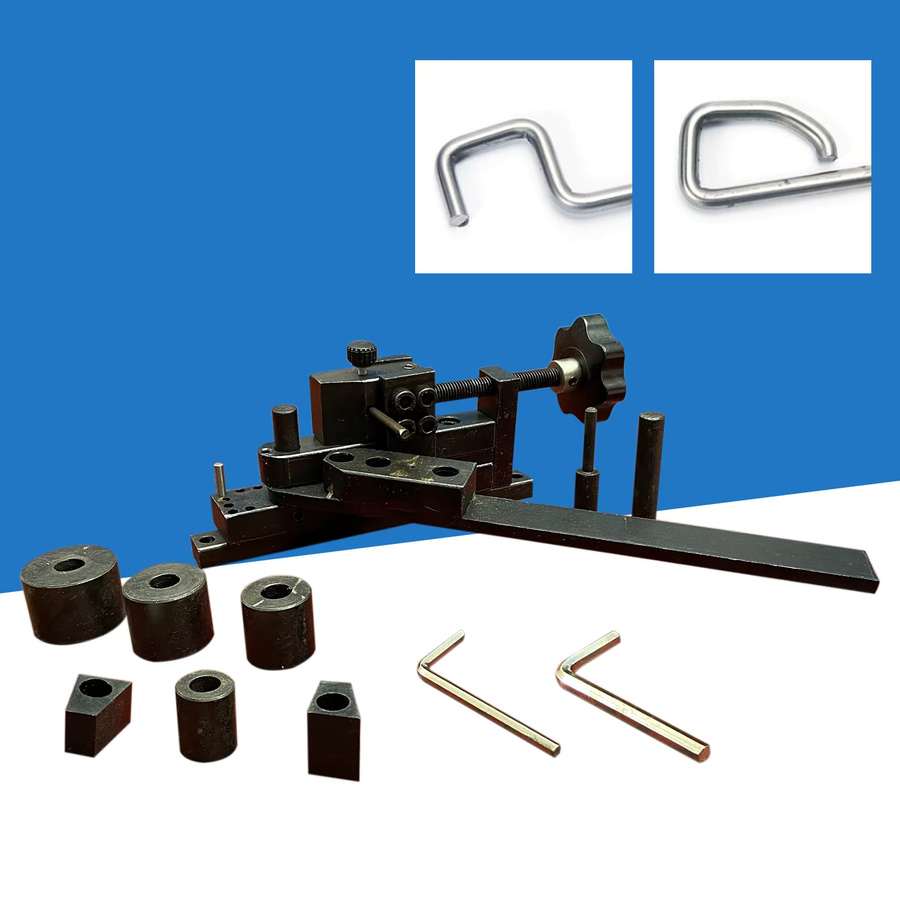 Manuelle Metallbiegermaschine von TOOL1SHOoo als Mini-Metallbiegewerkzeug für 12 mm Stahlstangen und Draht zur Metallbearbeitung - Bild 3